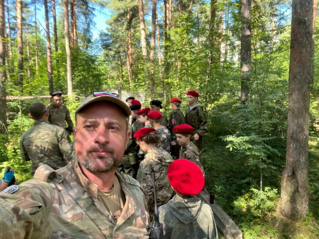 Группа участников на практическом этапе Казачьего Сполоха